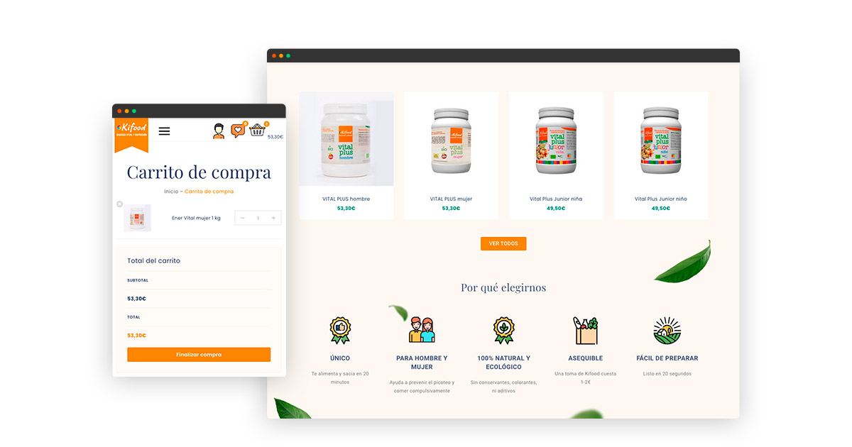 Actualización y rediseño de tienda online en Woocomerce