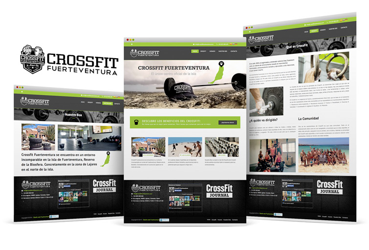 Crossfit Diseño web Fuerteventura