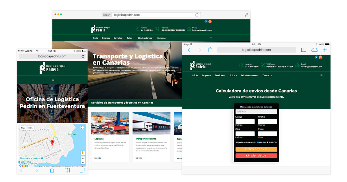 Diseño de página web responsive en fuerteventura