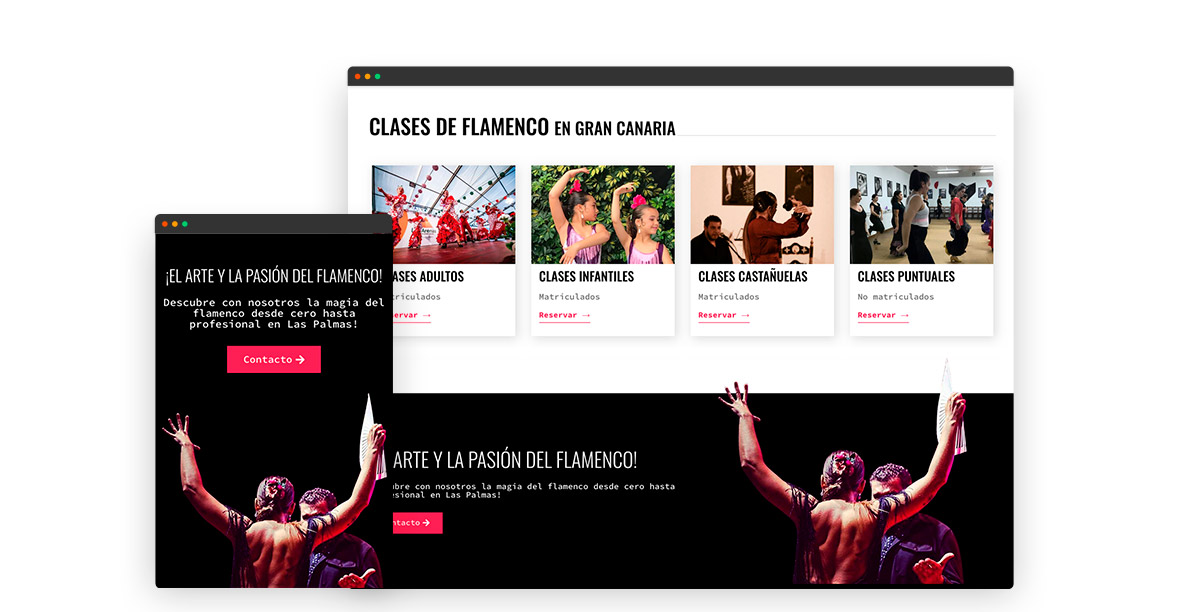 Web en Gran Canaria Flamenco