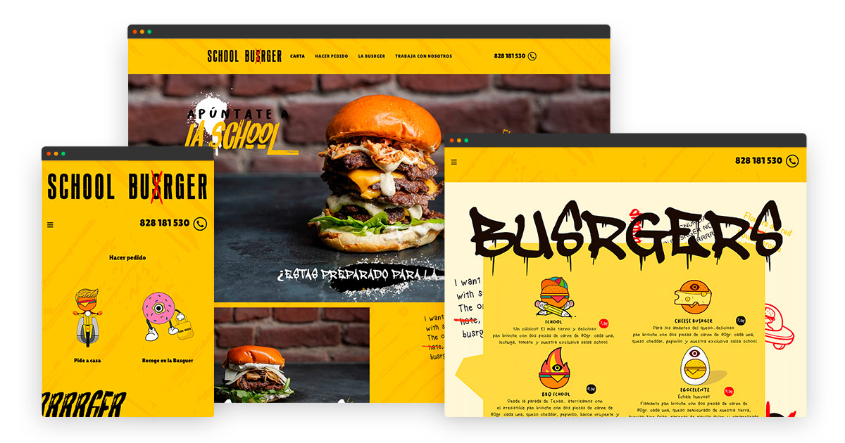 Diseño de página web para restaurante en Las Palmas