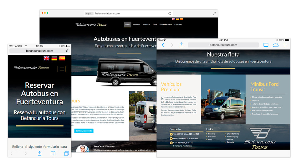 Diseño página web en fuerteventura