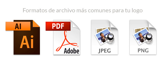 Formatos de entrega de un logotipo